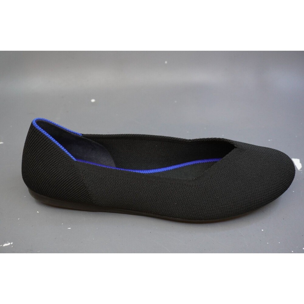 Rothy's The Flat Black Round Toe Knit Ballet Size 9.5 Single Right Shoe Only